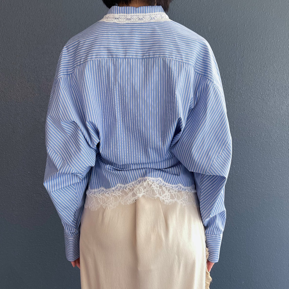 Hanna Shirt / White / ウエストシェイプシャツ