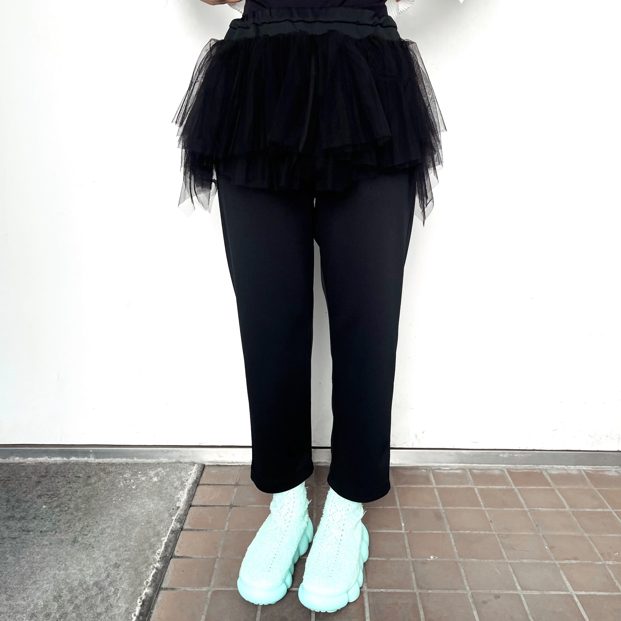 Tulle skirt pants / Black / チュールスカートパンツ | シープ / SHEEP | MIYAO