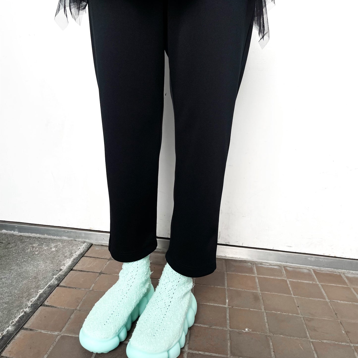 Tulle skirt pants / Black / チュールスカートパンツ