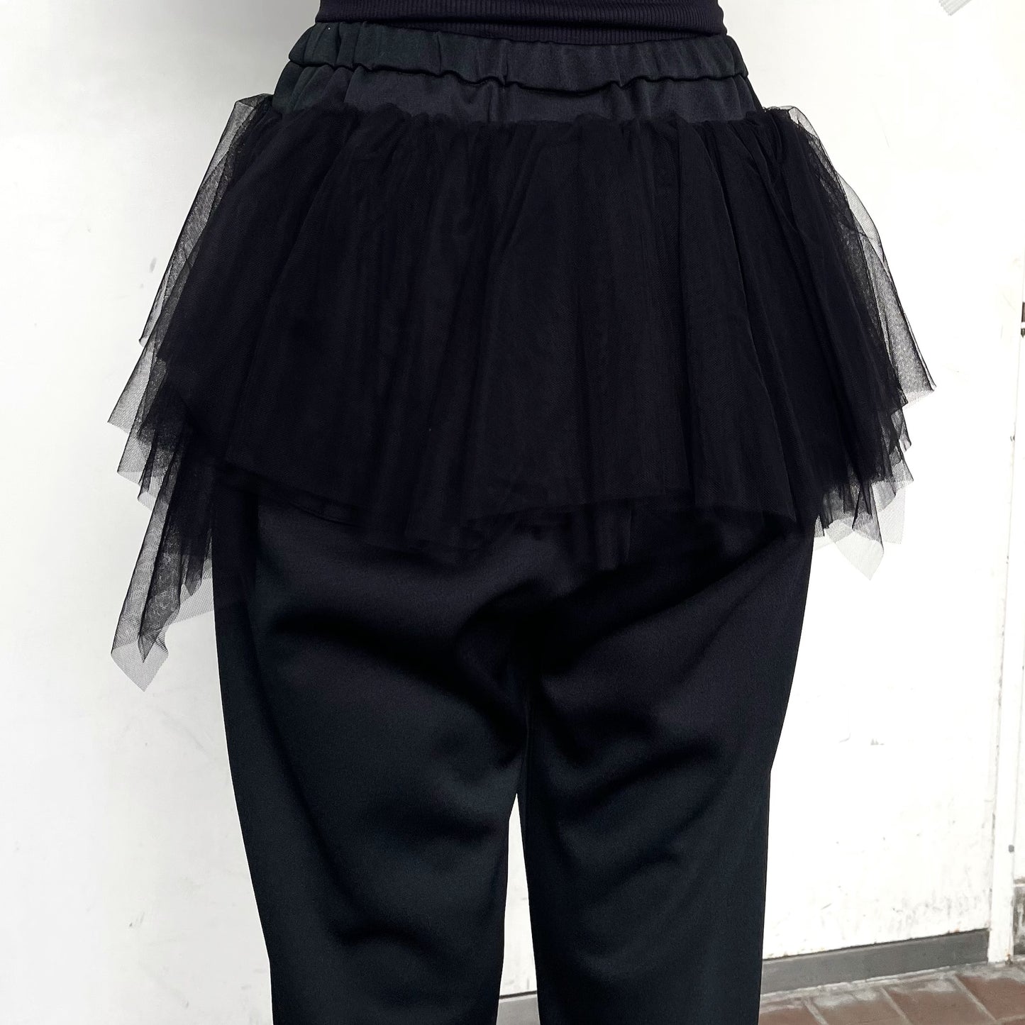 Tulle skirt pants / Black / チュールスカートパンツ