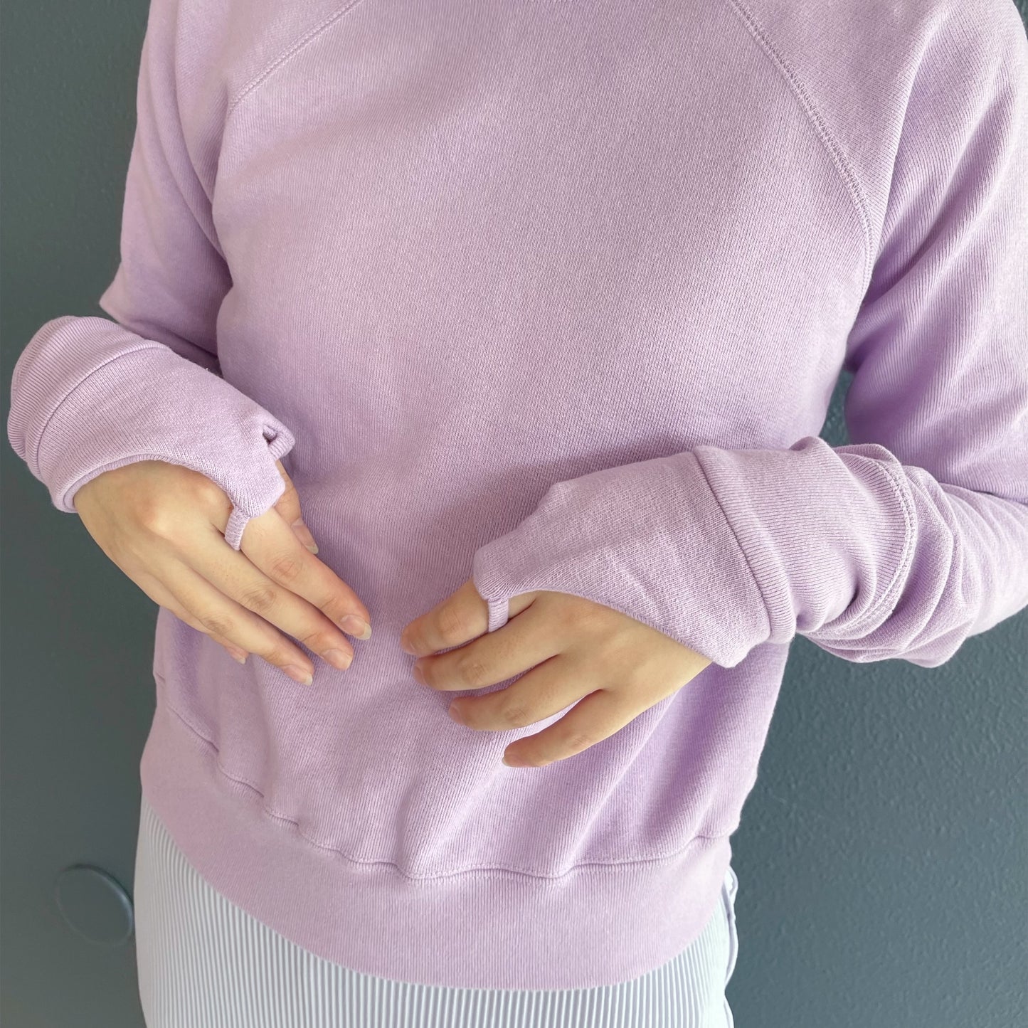 HEAVYWEIGHT CUFF-GLOVE TOP / LAVENDER / ヘビーウェイトグローブトップ