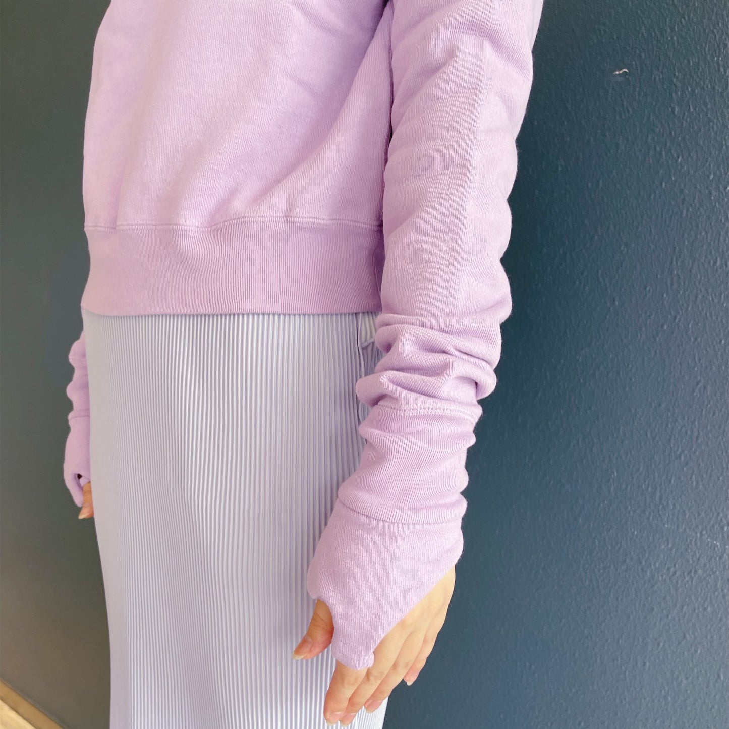 HEAVYWEIGHT CUFF-GLOVE TOP / LAVENDER / ヘビーウェイトグローブトップ