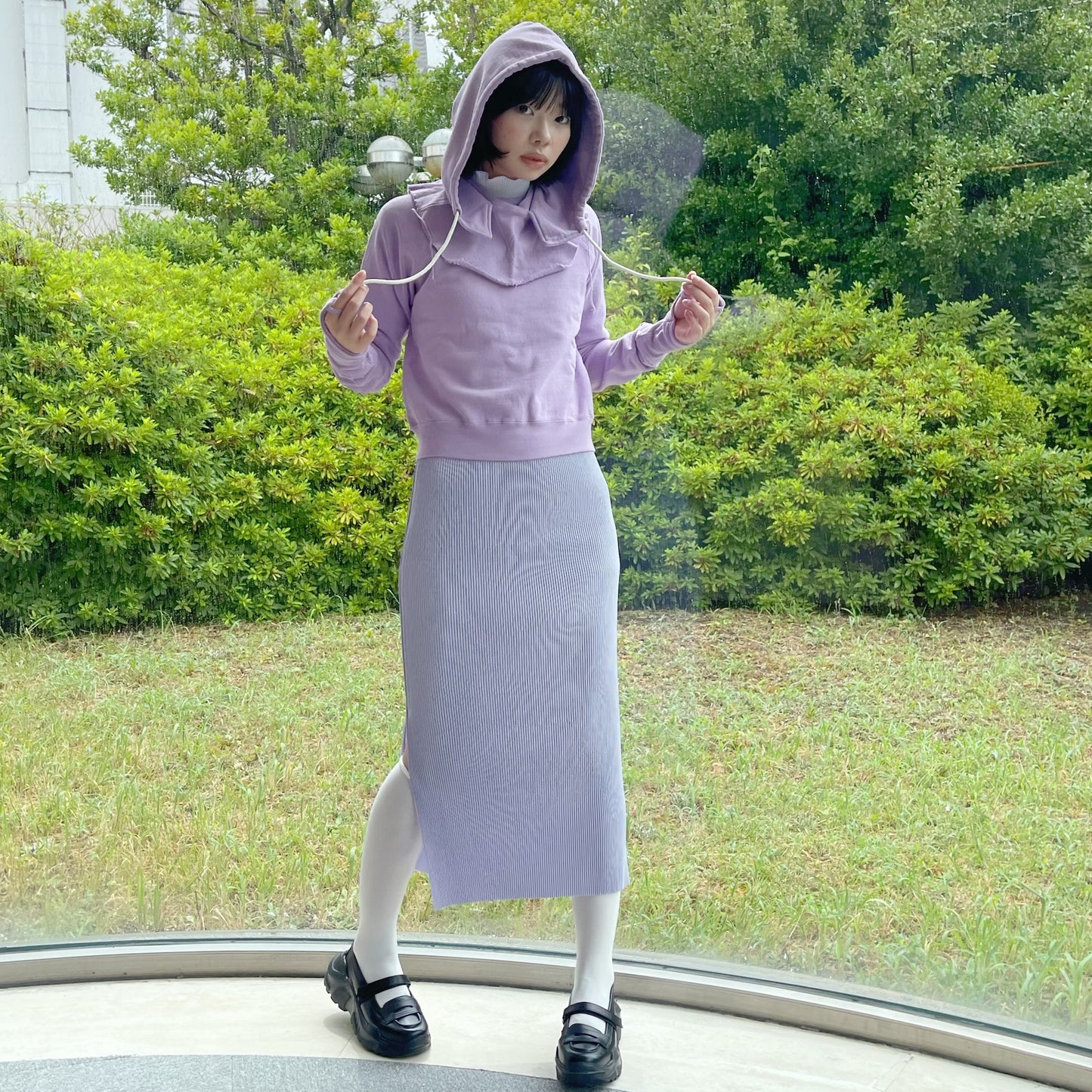 HEAVYWEIGHT CUFF-GLOVE TOP / LAVENDER / ヘビーウェイトグローブトップ