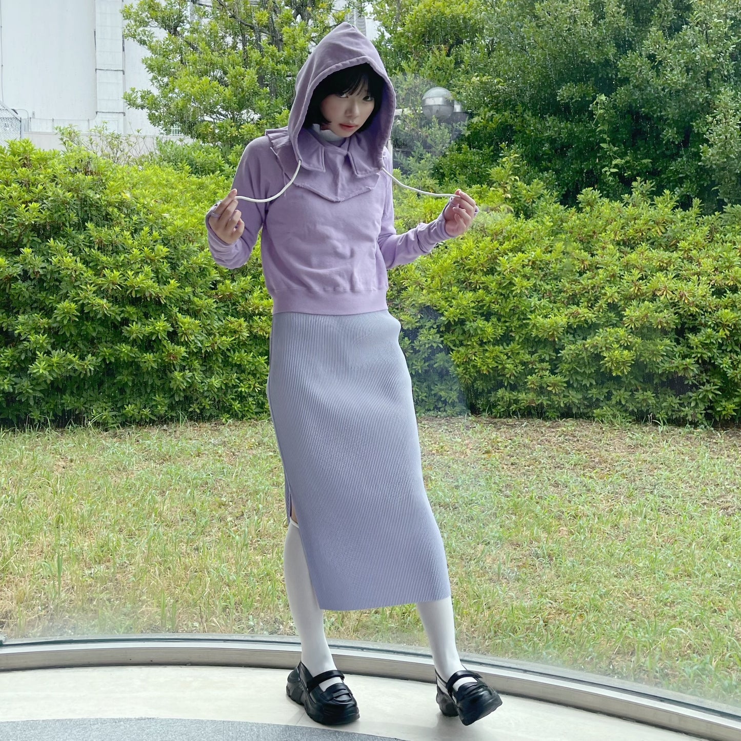 HEAVYWEIGHT CUFF-GLOVE TOP / LAVENDER / ヘビーウェイトグローブトップ