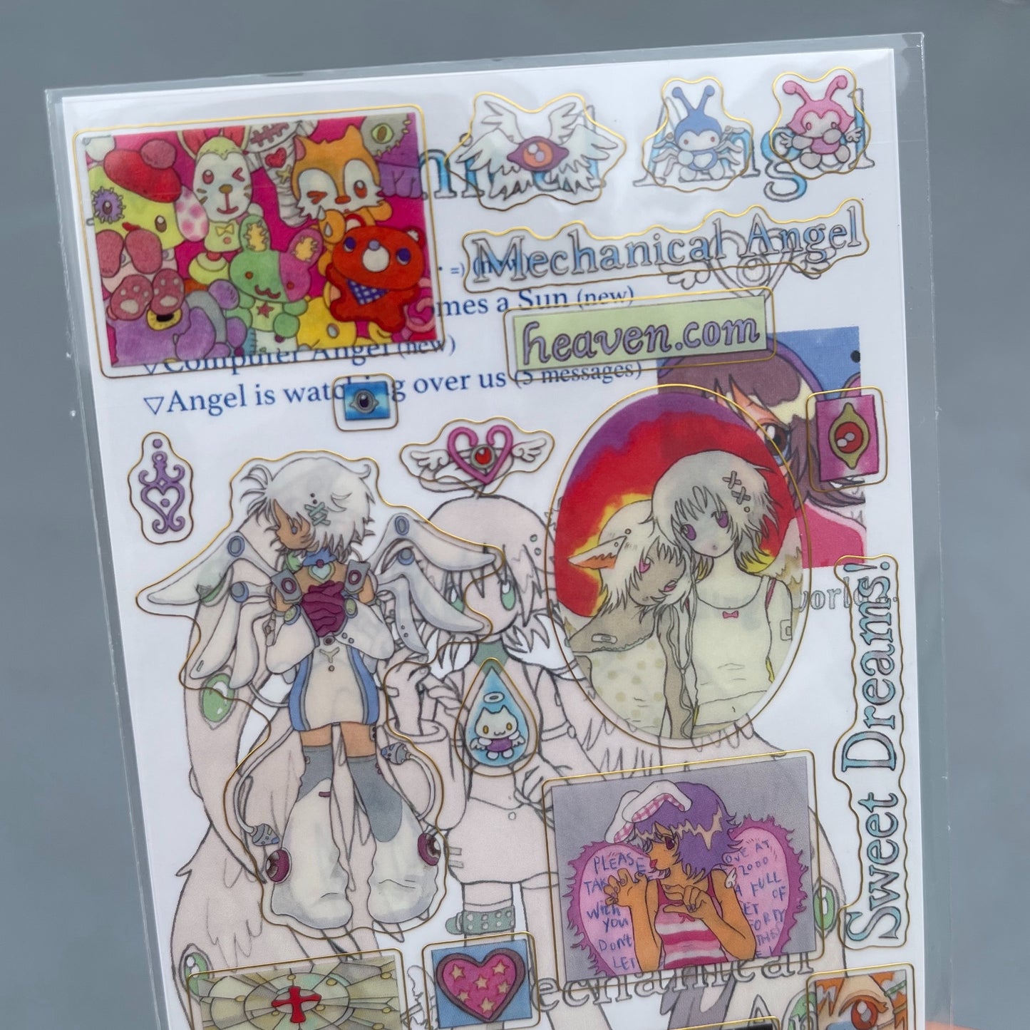 【oliwa】Mechanical Angel! sticker / ステッカー