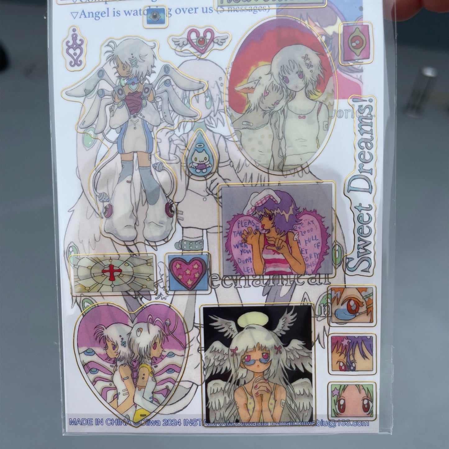 【oliwa】Mechanical Angel! sticker / ステッカー