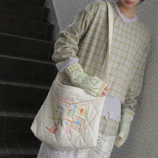 quilting shoulder bag / pink / キルティングショルダーバッグ