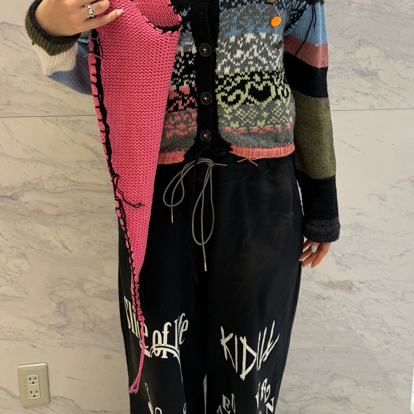 Heart cardigan / multi / ハートカーディガン