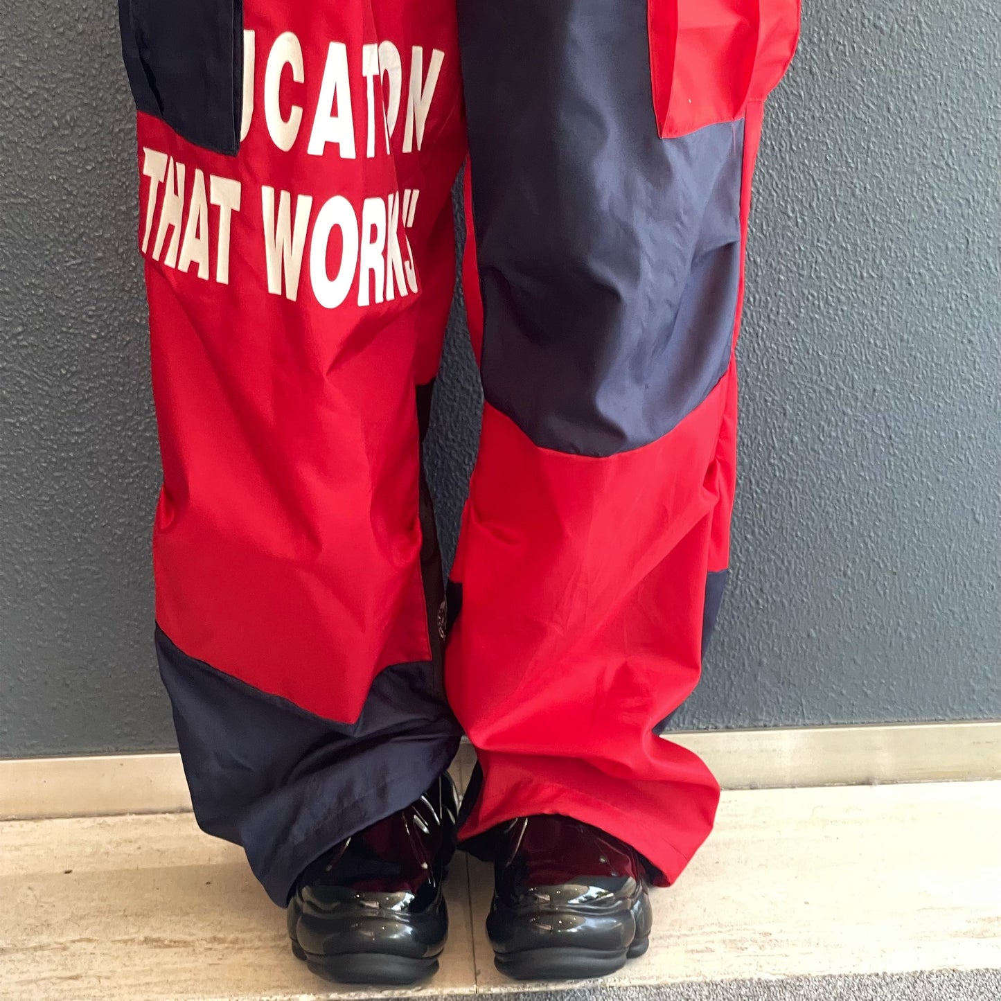 DE / RE VINTAGE NJ/FHS /CARGO / リメイクスポーツカーゴパンツ