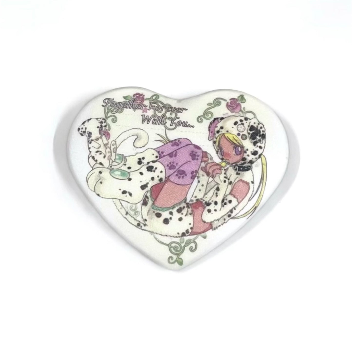 【oliwa】Spotted Dog Girl pin / バッジ
