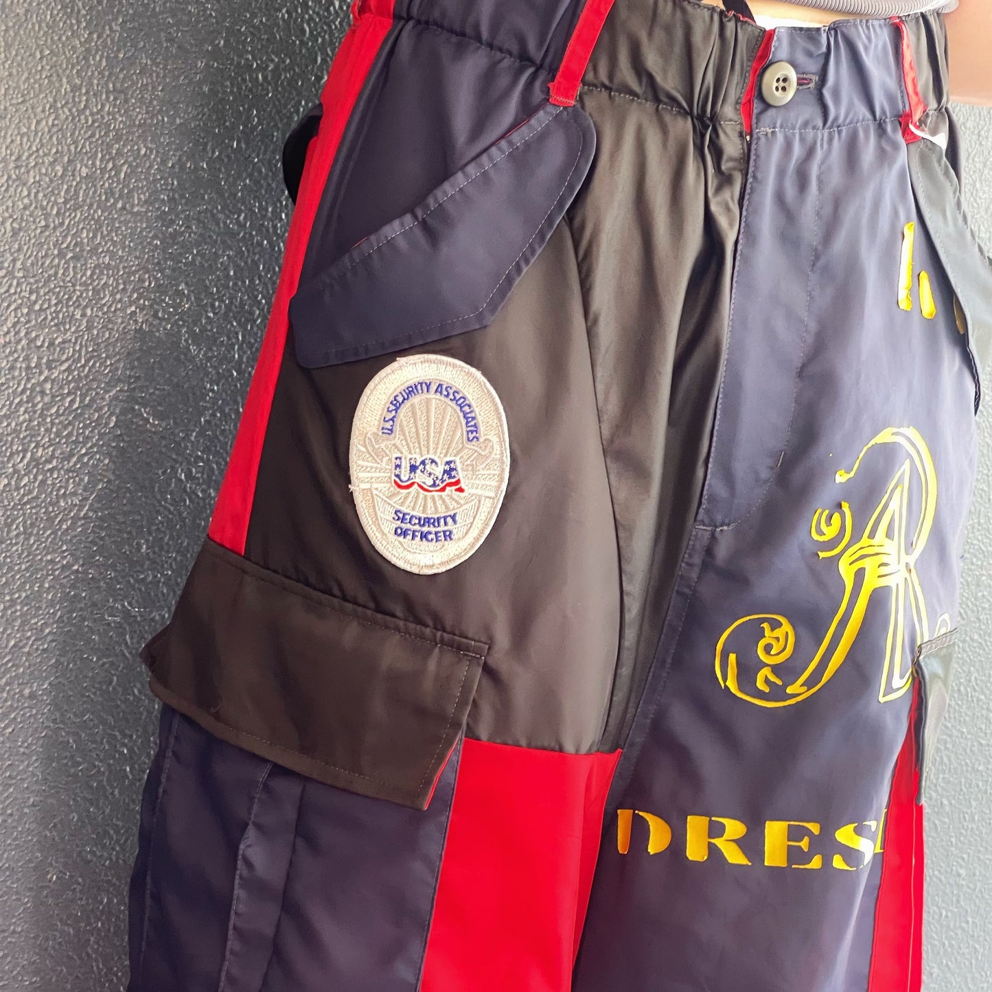DE / RE VINTAGE NJ/FHS /CARGO / リメイクスポーツカーゴパンツ
