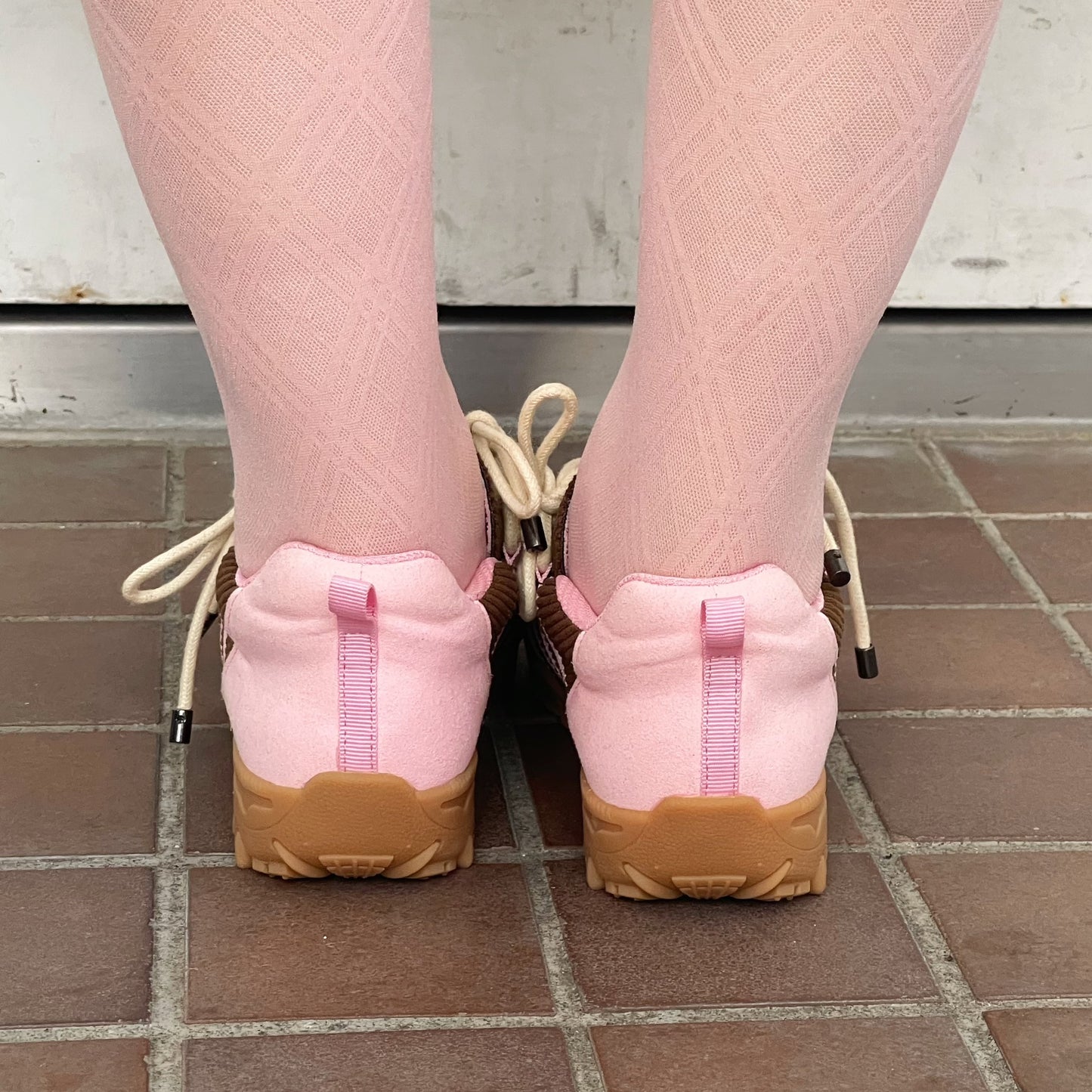 Double Bow / Brown Cord / yushokobayashiスニーカー