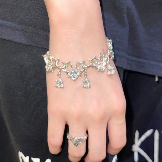 TRANQUILITY / crystals & aquamarines / ブレスレット