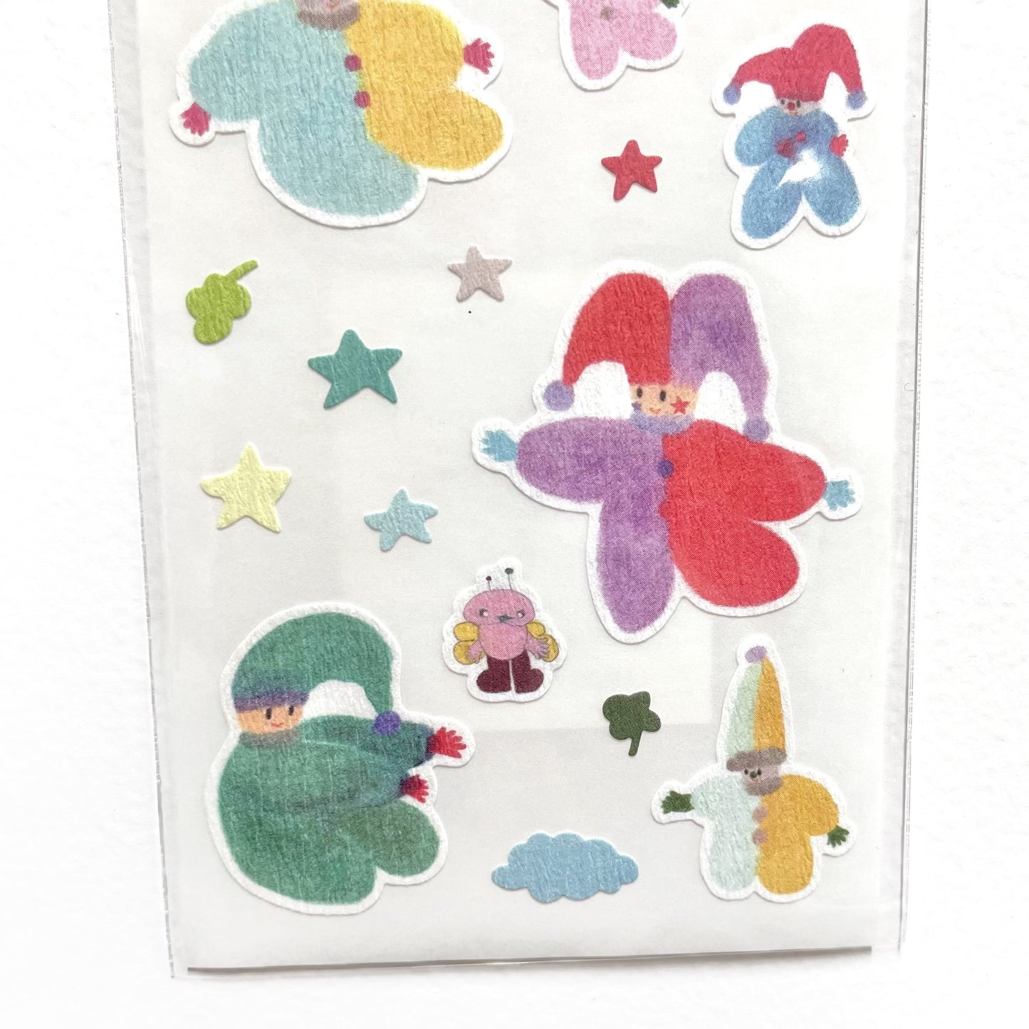 【uou_cute】Sticker- Magical Clowns / ステッカー