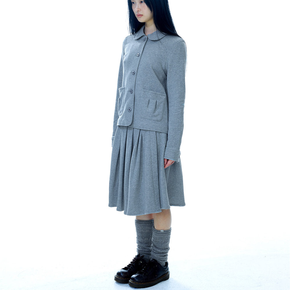 COZY SWEAT JACKET / MELANGE GRAY / スウェットジャケット