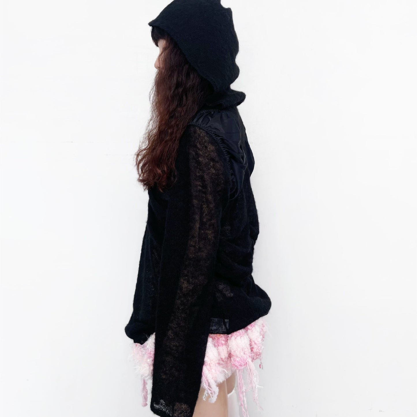 KNICKERS KNIT / BLACK / ランジェリーニットドレス