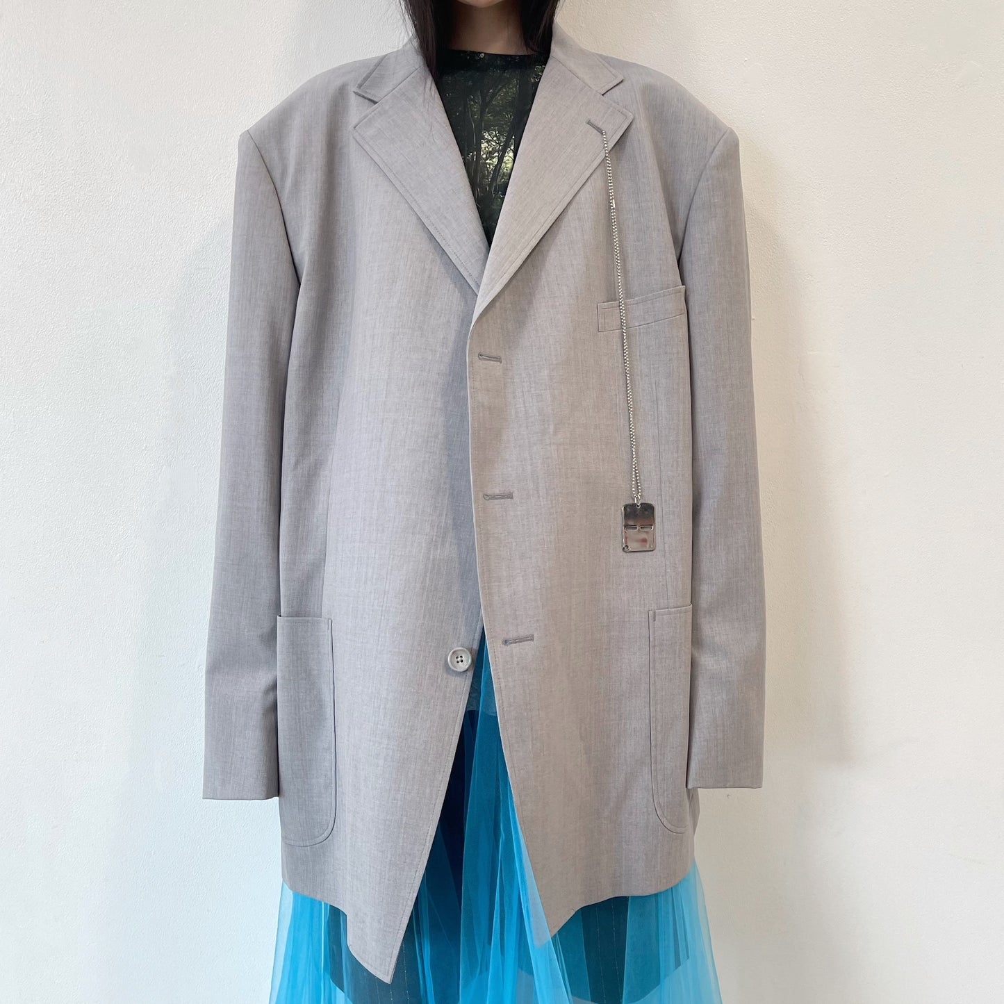 BYRNE JK / GRAY / テーラードジャケット
