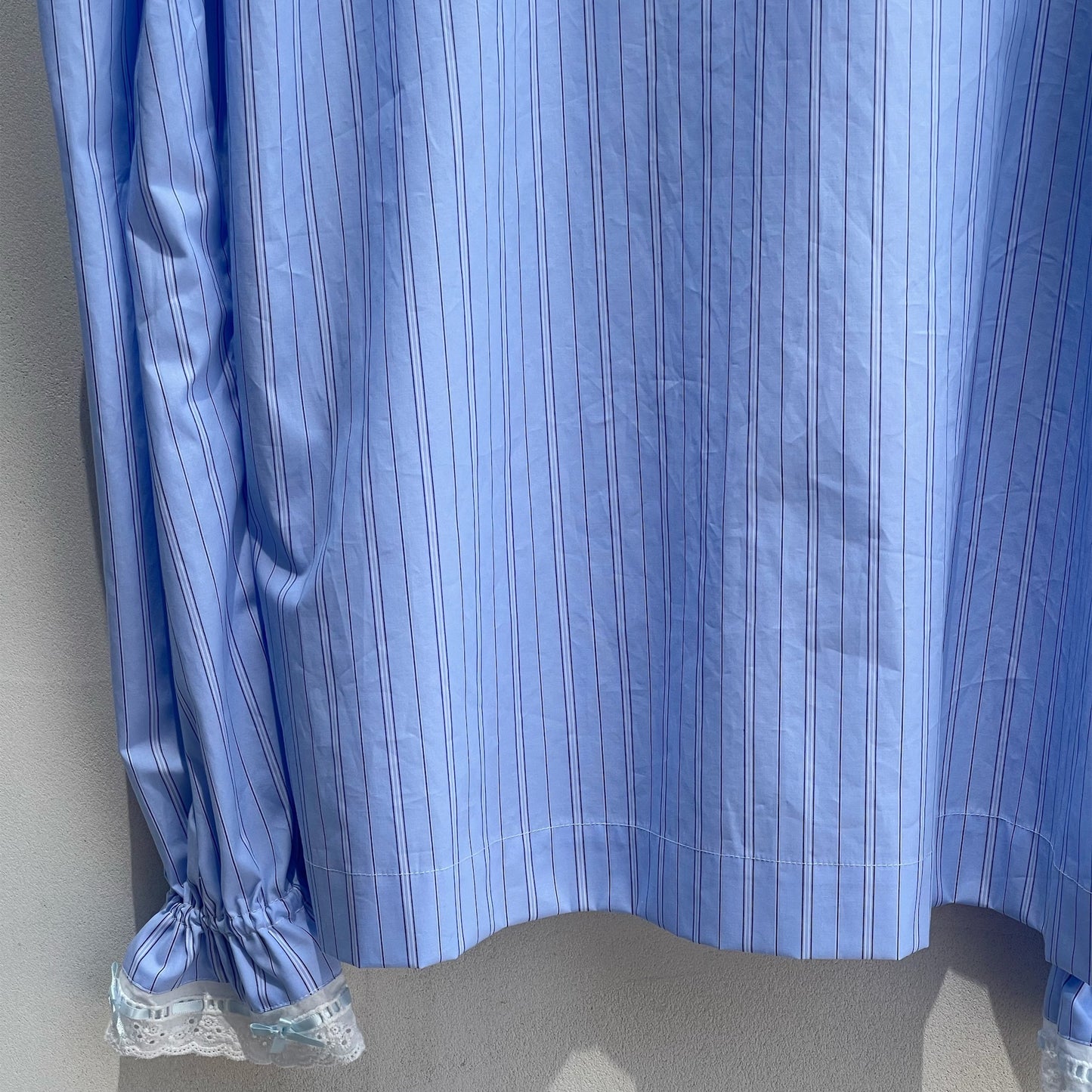 Frill nightshirt / Blue / フリルナイトシャツ