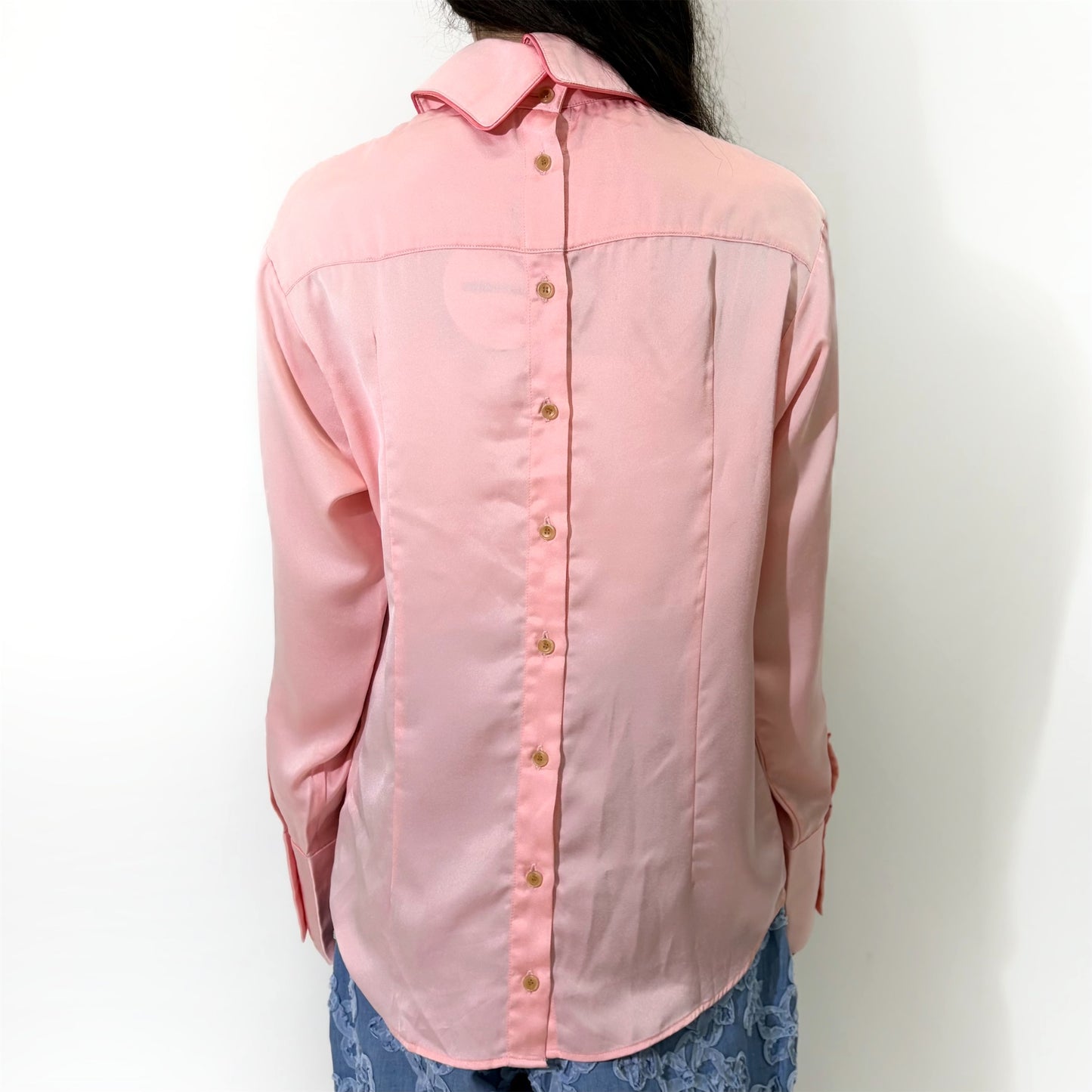 BACK OPEN WESTERN SHIRT / PINK / ウエスタンシャツ