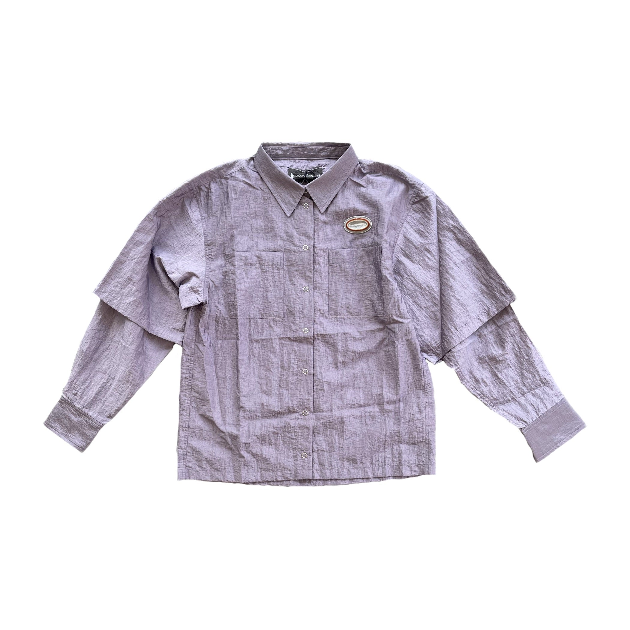 LAYERED SHIRT / PURPLE / ナイロンシャツ | シープ / SHEEP | kotohayokozawa