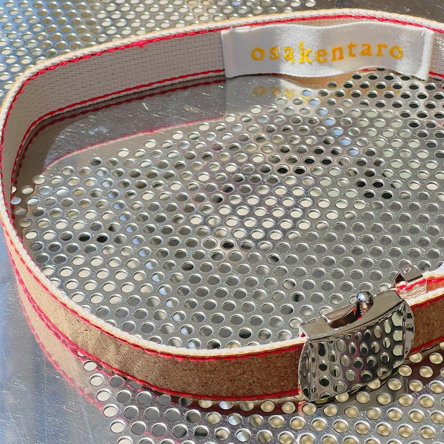 cork belt / red / コルクベルト