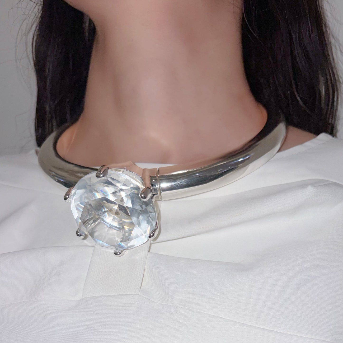 The Big Ring / Silver / ビッグリングネックレス