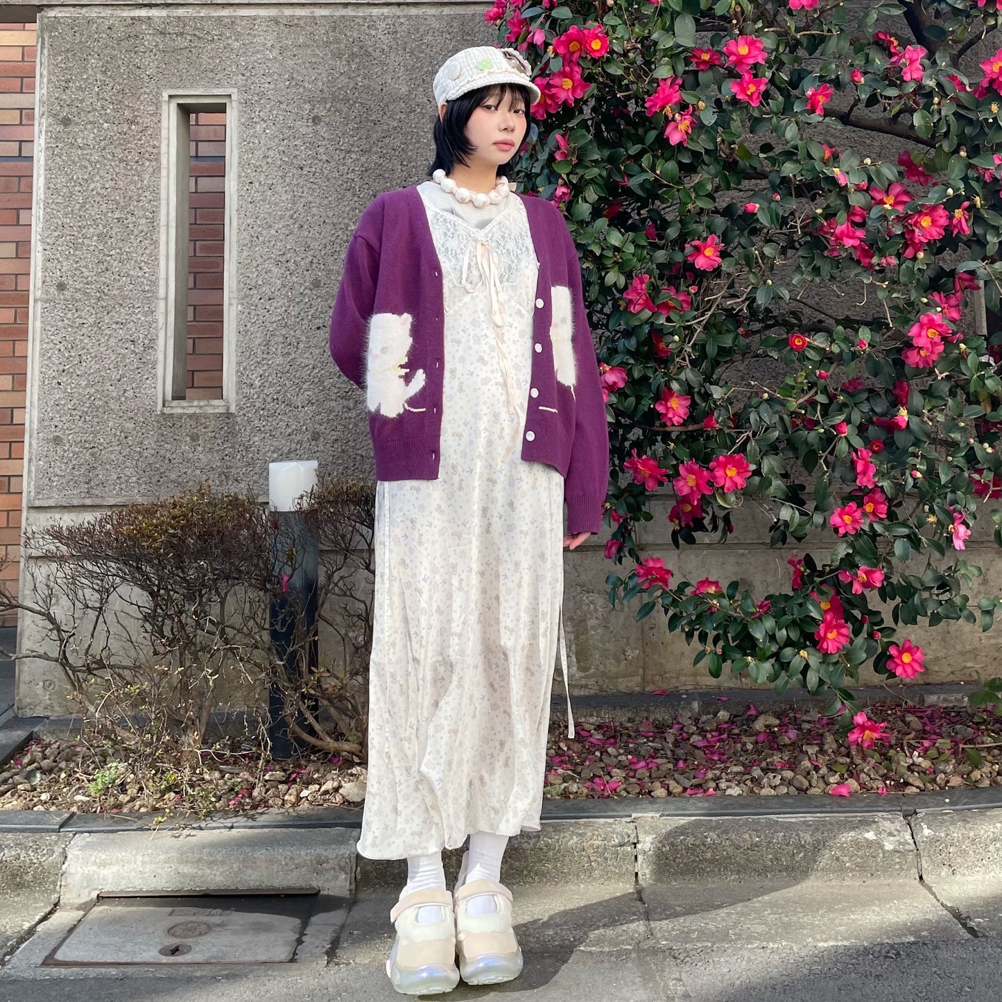 Cassie V-neck Cardigan / Pulm / ベイビーキャットカーディガン