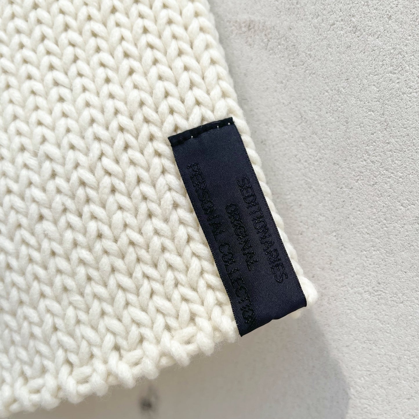 SEDITIONARIES PULLOVER KNIT / WHITE / プルオーバーニット【A STORE ROBOTコラボレーション】
