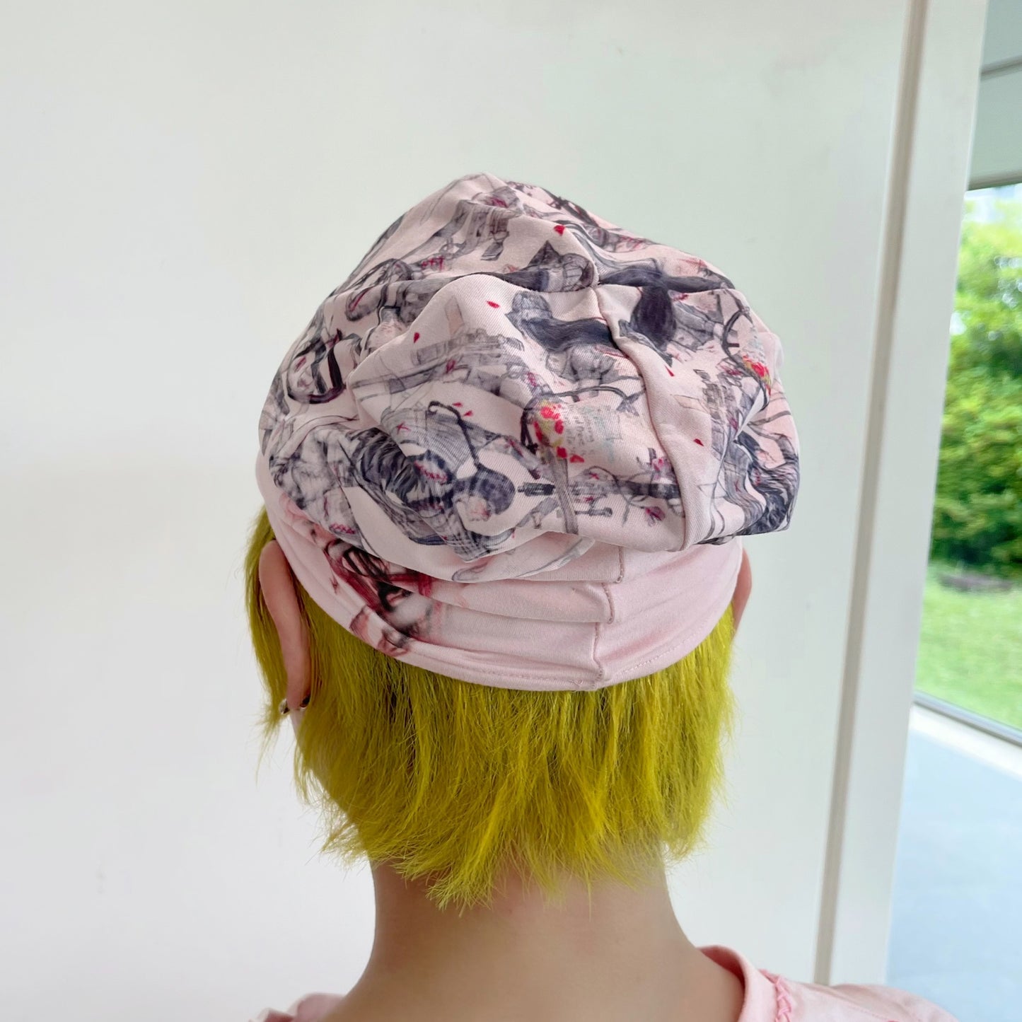 Pink baseball cap / グラフィックキャップ