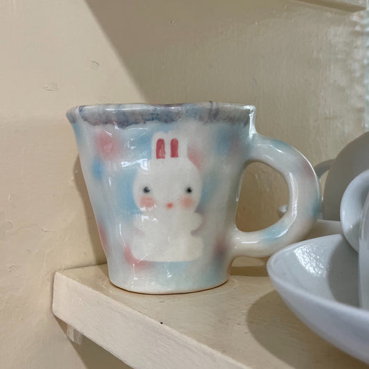 Mica mug / うさぎのマグカップ