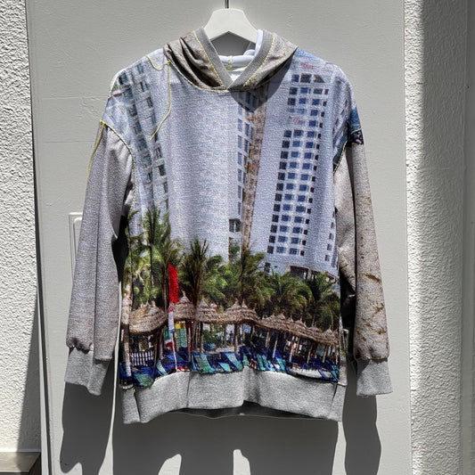 sweat hoodie / beach /  スウェットフーディー