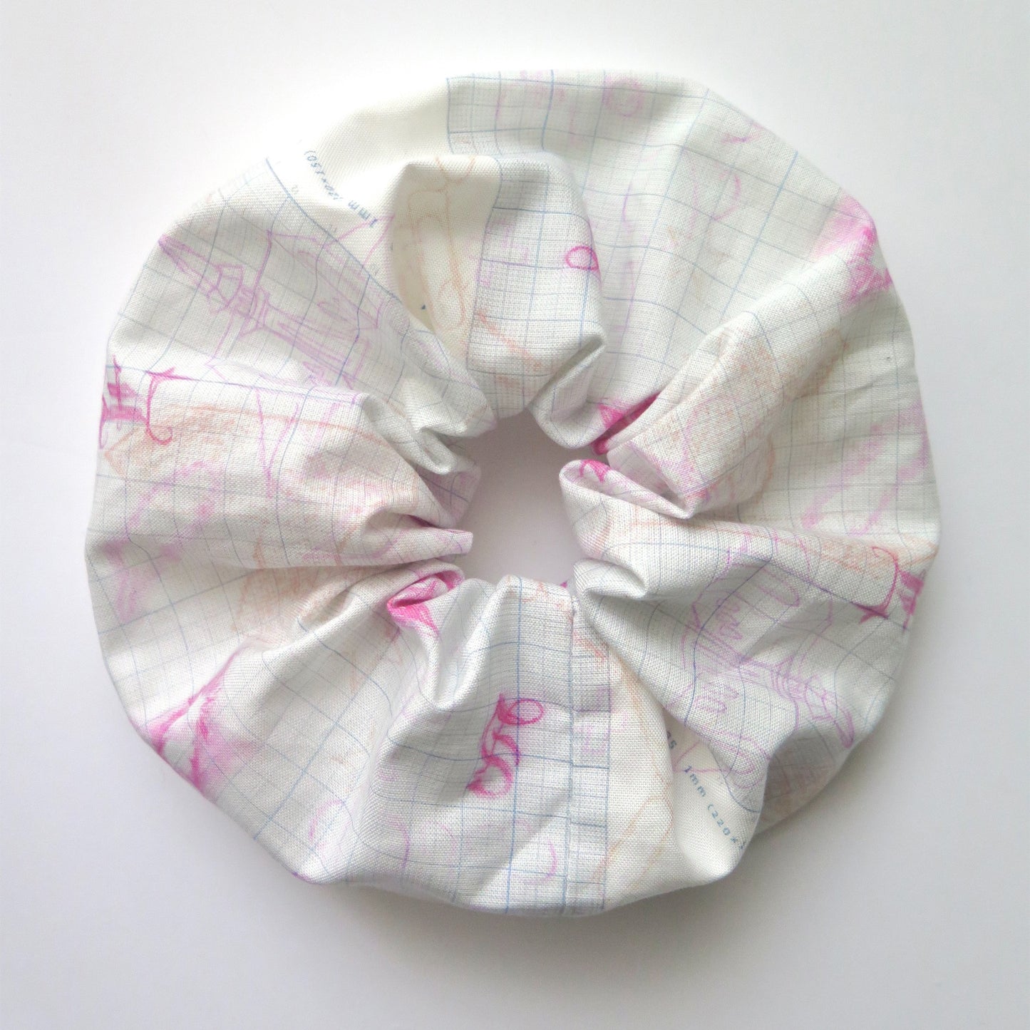 【SHEEP SOUVENIR】pink drawing note shushu / プリントシュシュ