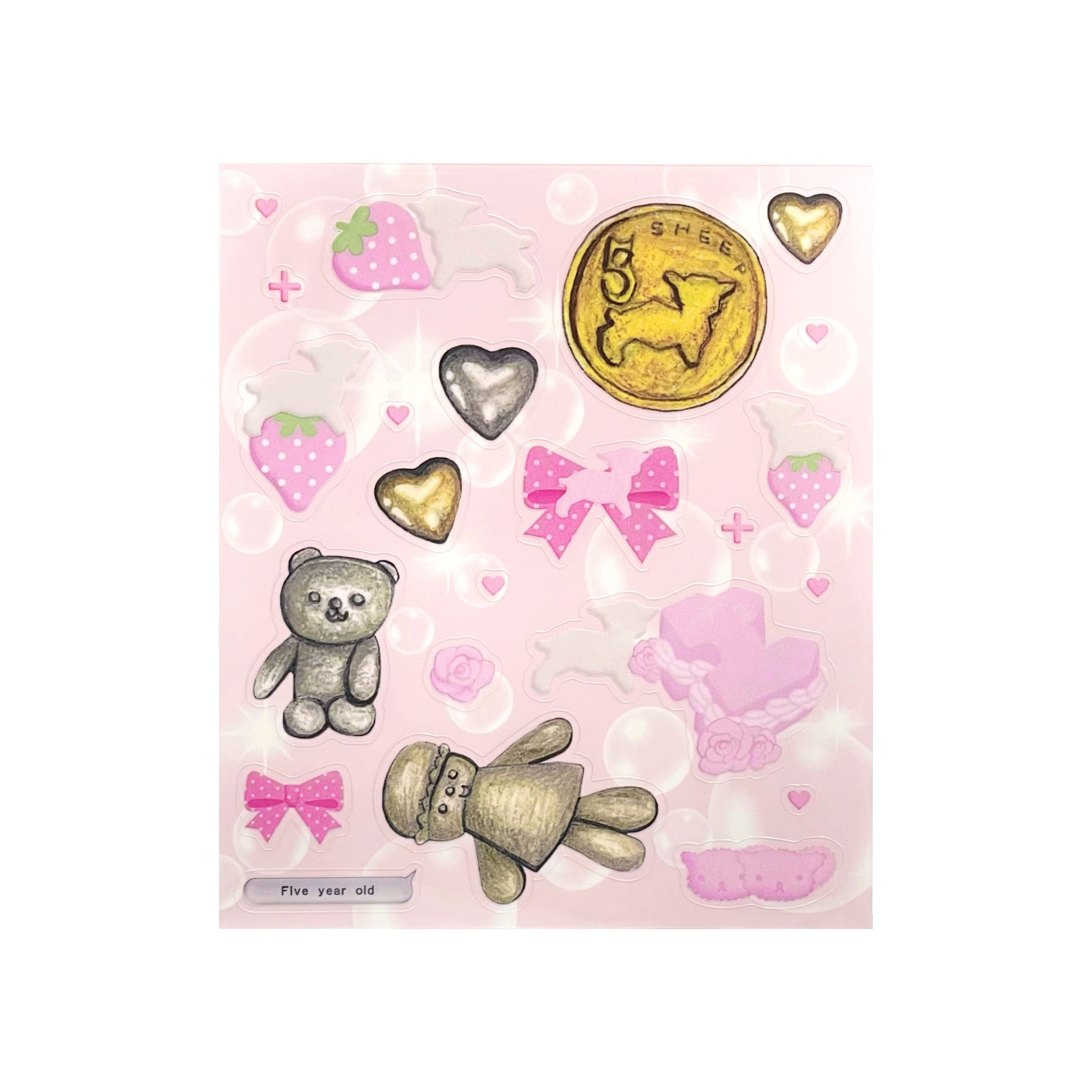 SHEEP SOUVENIR】strawberry and sheep living sticker | シープ