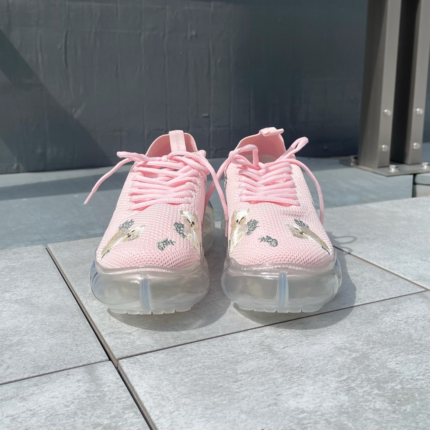 JEWELRY KITTEN EMBROIDERY / PINK / MIKIOSAKABEスニーカー