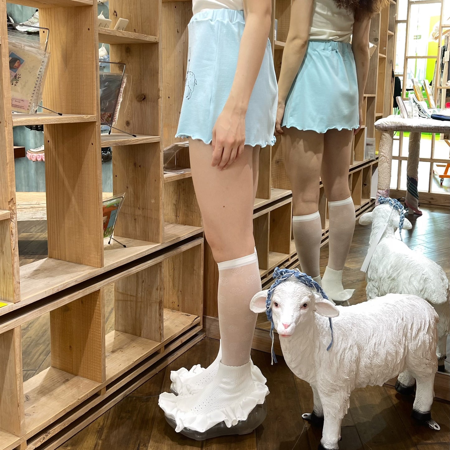 【SHEEP Limited】Sheep Cat skirt / SHEEP PRINT / プリントスカート