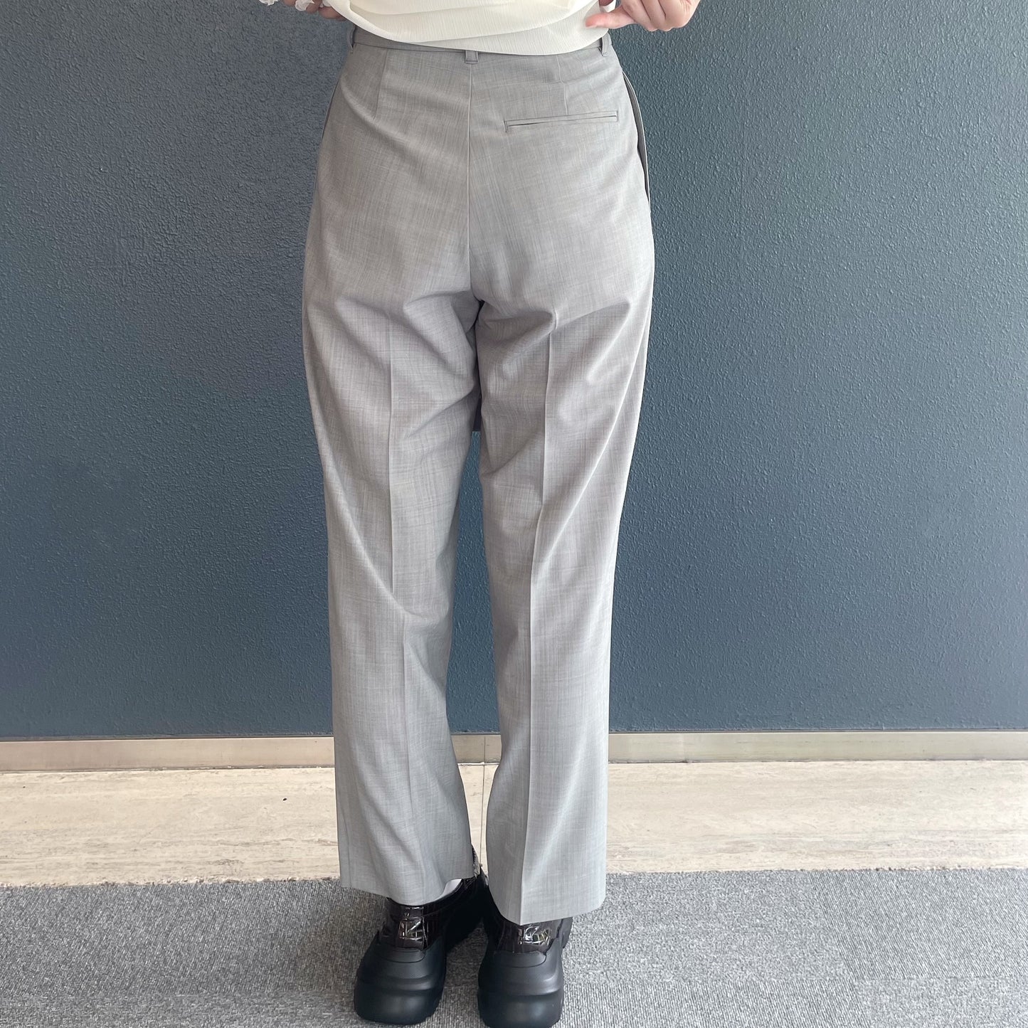 Sophia Skirt Pants / Light Gray / スカートパンツ