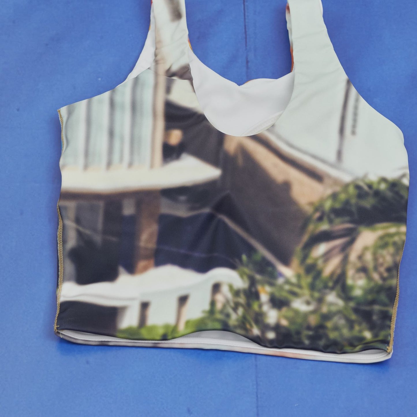 PADDED TANK TOP / ORANGE  / グラフィックタンクトップ