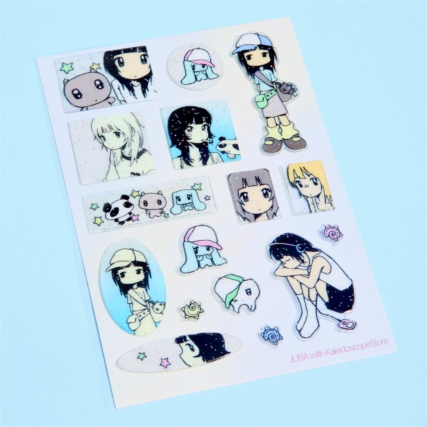【JUBA】3D Block Sticker / ステッカー