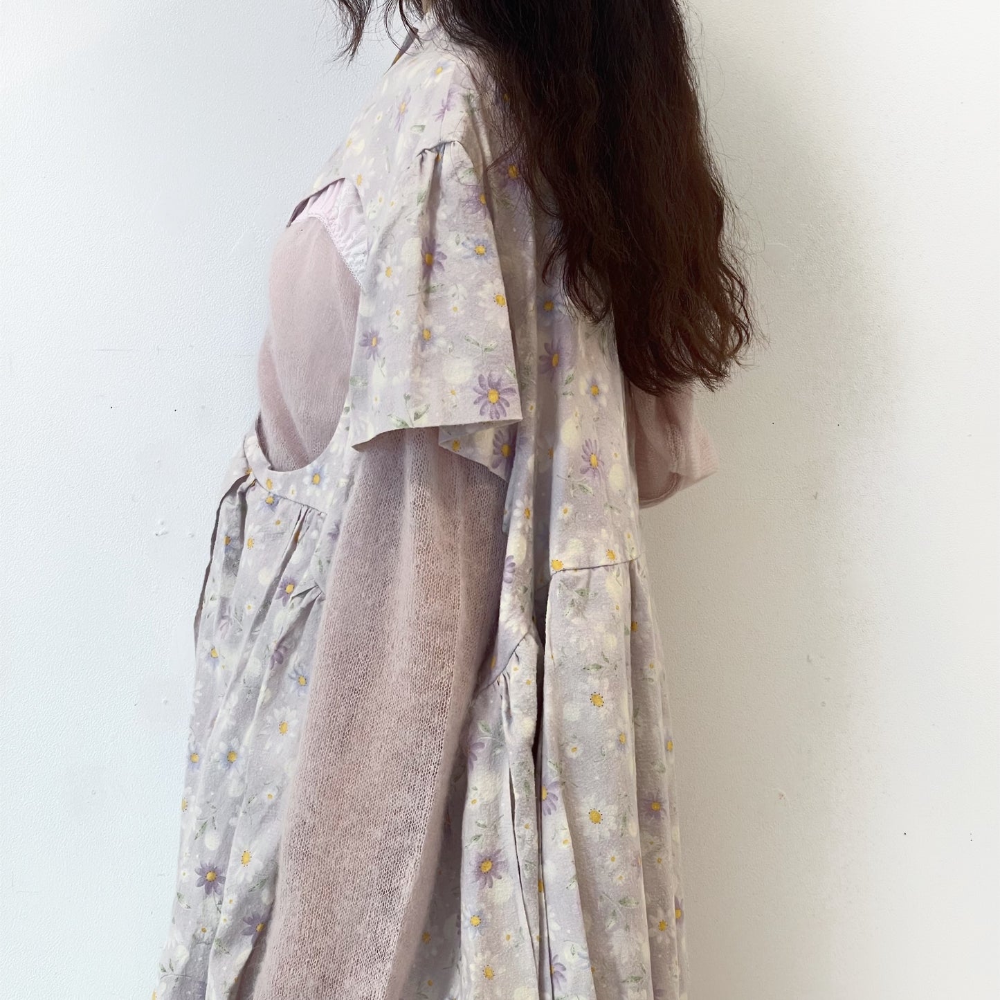 FREE NIP DRESS / PURPLE / カットアウトワンピース