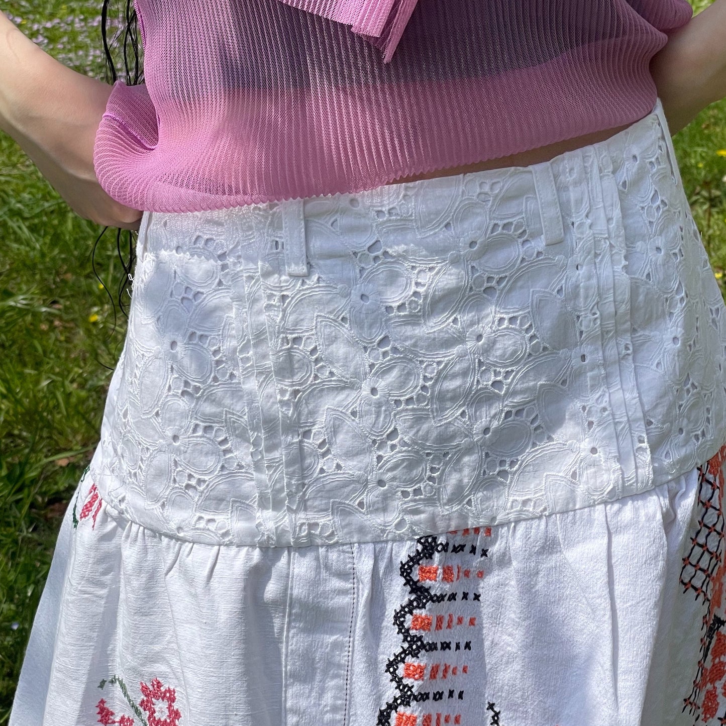 【SHEEP別注】TABLE CLOTH GATHERED SKIRT / テーブルクロスギャザースカート