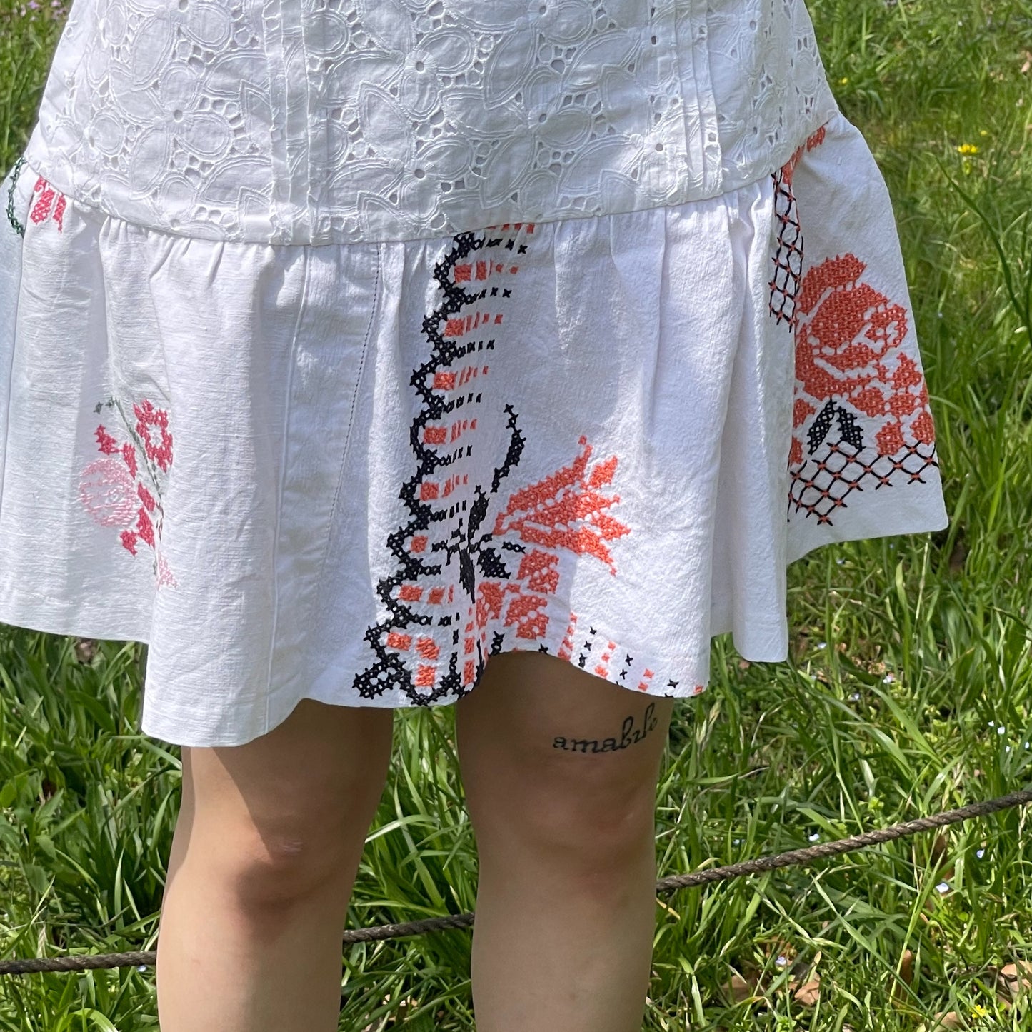 【SHEEP別注】TABLE CLOTH GATHERED SKIRT / テーブルクロスギャザースカート