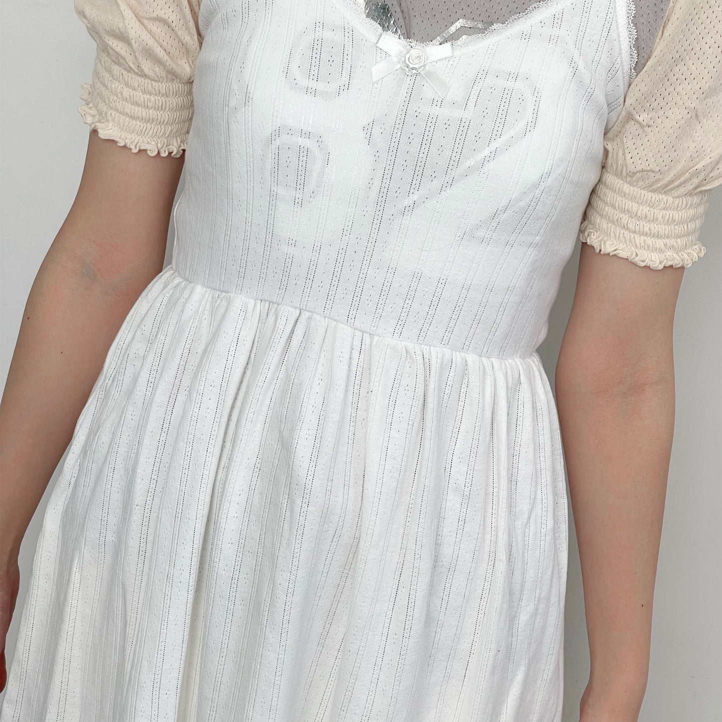 Posey jersey dress / White / ジャージドレス