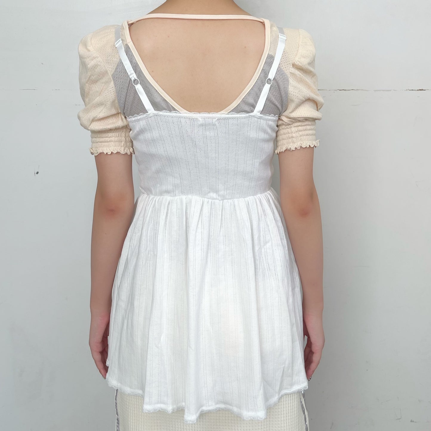 Posey jersey dress / White / ジャージドレス