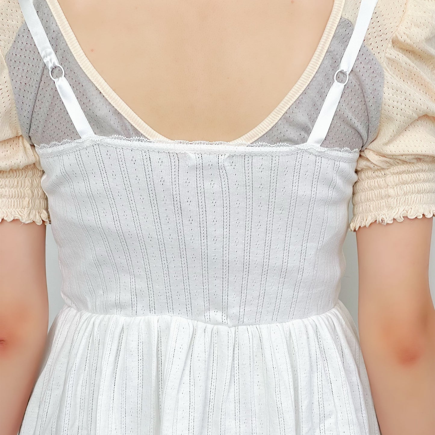 Posey jersey dress / White / ジャージドレス