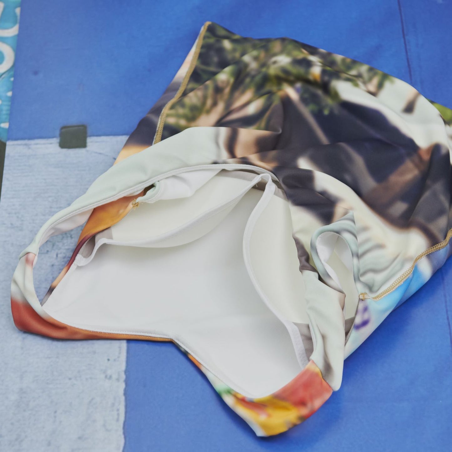 PADDED TANK TOP / ORANGE  / グラフィックタンクトップ