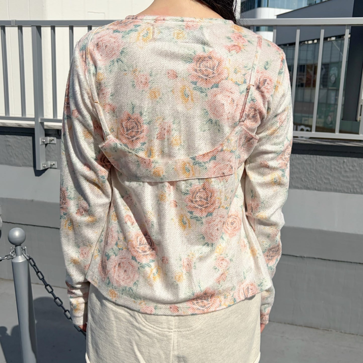 WORN FLORAL CARDIGAN / WORN FLORAL / フラワーカーディガン
