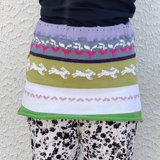 Dawn mini skirt / Multi / ニットミニスカート