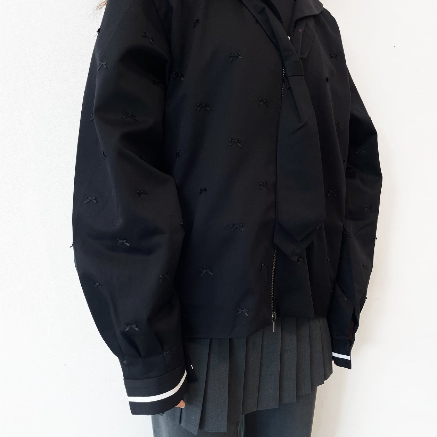 SAILOR RIBBON / BLACK / リボンセーラートップ