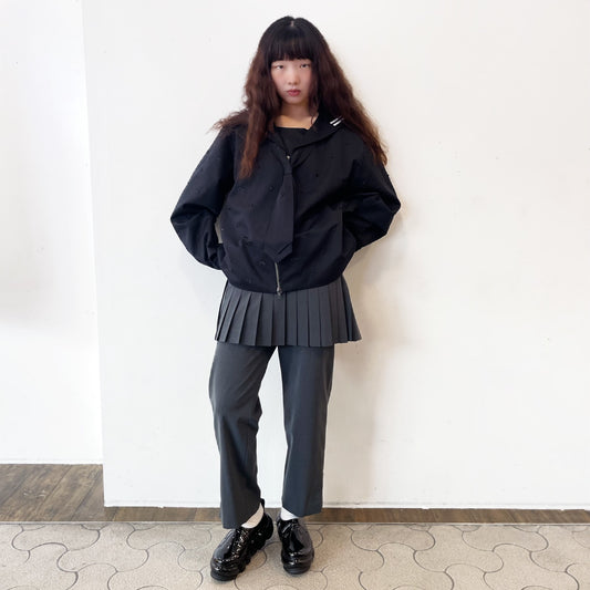 SAILOR RIBBON / BLACK / リボンセーラートップ