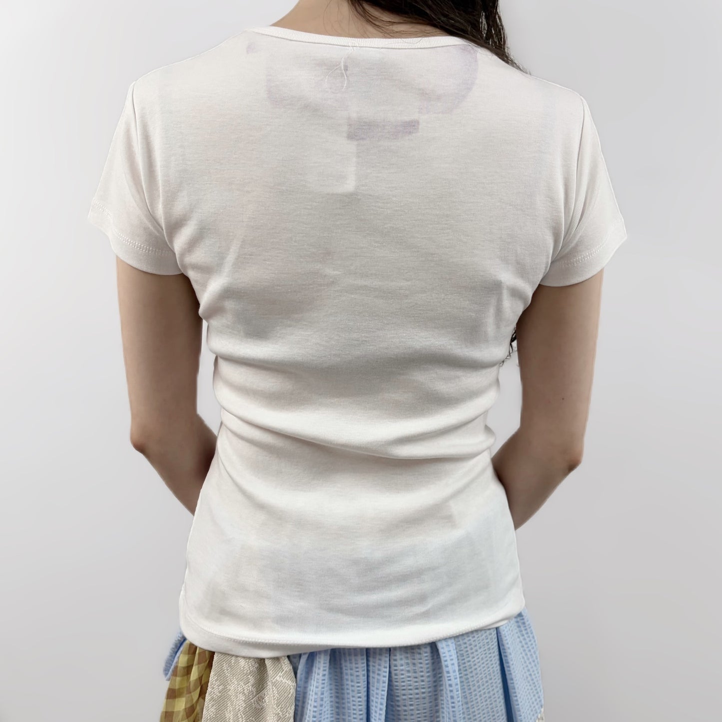 Check Tshirts / Purple / チェックTシャツ